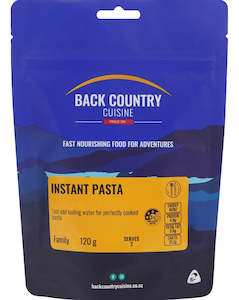Freeze Dried Meals: Back Country Cuisine Instant Pasta - Family