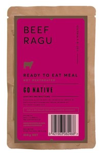 Essential Food: Go Native Beef Ragu, 250g