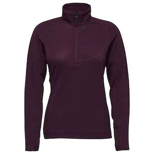 Womens Clothing: Black Diamond Women's Coefficient LT Quarter Zip Pullover