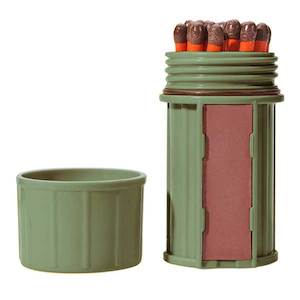 Essential Extras: UCO Stormproof Matches in Container Dark Green