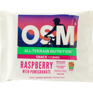 OSM Raspberry with Pomegranate Bar, 170g, 2 Pack