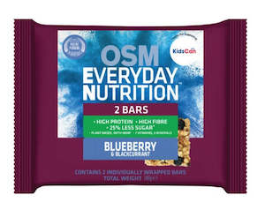 Sports Supplements: OSM Everyday Nutrition Blueberry & Blackcurrant Bars, 146g, 2 Pack