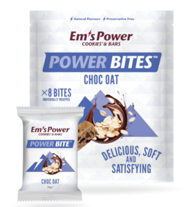 Sports Supplements: Em's Power Bites Pouch, Chocolate Oat