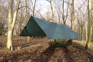 Tarps Bivy Bags: DD Hammocks Tarp 3.5 x 3.5 - Olive Green