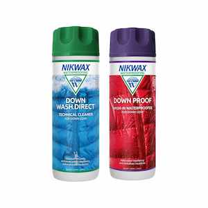 Nikwax: Nikwax Down Wash Direct 300ml + Down Proof 300ml
