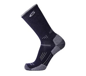 Point6: Point6 Merino Hiking Essential Medium Crew Dark Navy Large