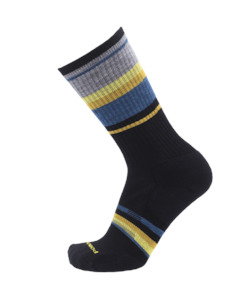Point6: Point6 Stripe Block Light Crew Socks