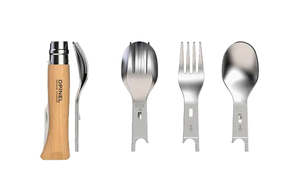 Tools Accessories: Opinel Picnic Plus Set With #8 Knife Fork & Spoon