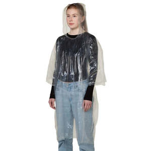 Ponchos: Trekmates Emergency Poncho - Clear