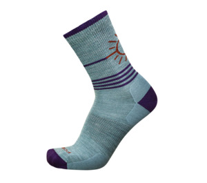 Point6: Point6 Merino Rising Sun III Ultra Light 3/4 Crew Sock