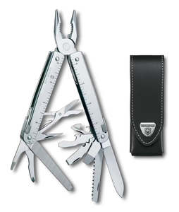 Tools Accessories: Victorinox Swisstool X With Leather Pouch