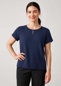 Womens Evelyn Short Sleeve Blouse