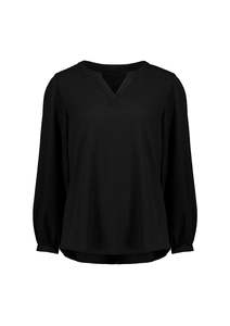 Clothing: Womens Ruche Long Sleeve Blouse