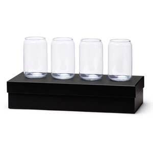 Drinkware: Beer Can Glass Set