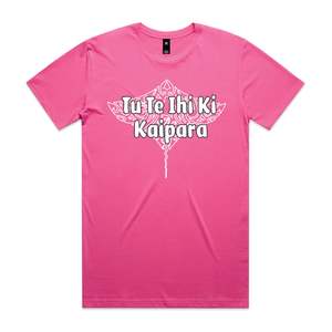 Adults Tees - Tu Te Ihi Ki Kaipara - Pink