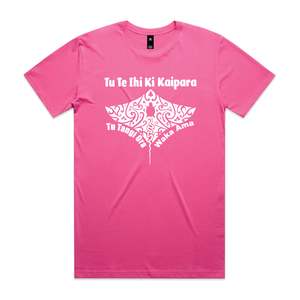 Adults Tees - Tu Tangi Ora Waka Ama - Tu Te Ihi Ki Kaipara - Pink