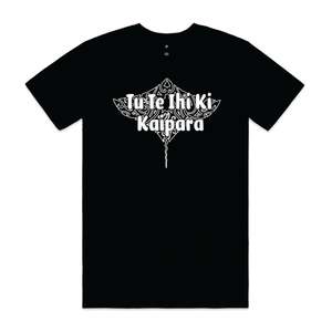 Tu Te Ihi Ki Kaipara Adults Tees - Black