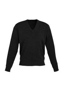Pullovers: Mens Woolmix Knit Pullover