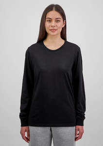 T Shirts: Womens Basis Long Sleeve Tee