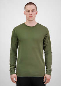 T Shirts: Mens Basis Long Sleeve Tee