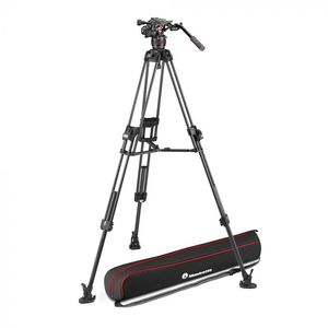 Video Tripods: Manfrotto Nitrotech 608 with 645 Fast Twin Carbon Tripod
