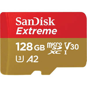 Data Storage: SanDisk Extreme UHS-I microSDXC Memory Card with SD Adapter