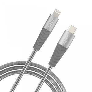 Cables Chargers Adapters: Joby USB-C to Lightning Cable 2M Space Grey