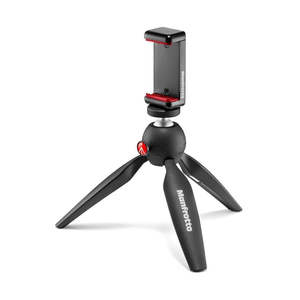 Grips Tripods Supports: Manfrotto Pixi Mini Tripod with Universal Smartphone Clamp