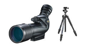 Nikon Prostaff 5 60A Fieldscope Tripod Bundle