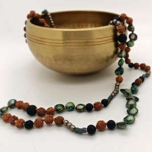 Jewelry: Rudraksha Seed Necklace