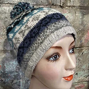 Wool Hats Beanies: Ski Farisle Hat
