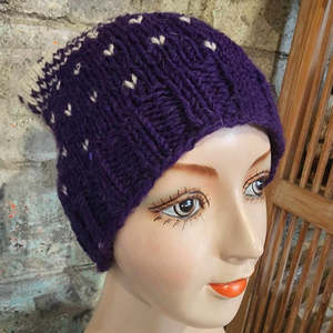 Wool Hats Beanies: Snowflake Wool Hat