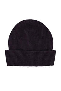 Possum Merino Nz Made: 672 Fine Rib Hat