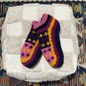 Wool Slippers: Berry Blaze Slippers