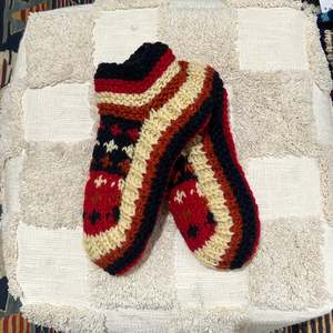 Wool Slippers: Crimson Hearth Slippers