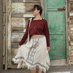 Celeste Cotton Skirt