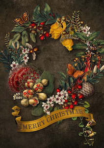 Cards: Christmas Card - Wolfkamp & Stone - Old Masters Marry Christmas