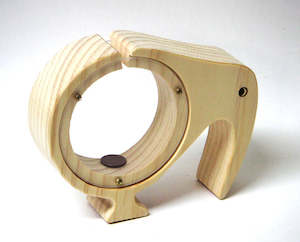 Money Box: NZ Made Wooden Money Box