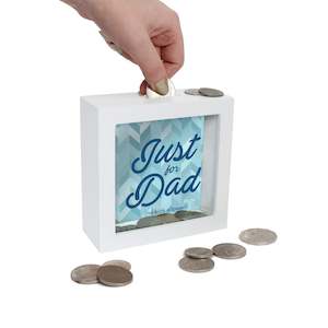 Money Box: Just For Dad Mini Money Box