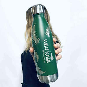 Water Bottles: Drink Bottle - Wild Kiwi Ferns