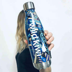 Water Bottles: Drink Bottle - Wild Kiwi Koru