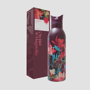 Water Bottles: Flox Drink Bottle - Orchid & Magnolia