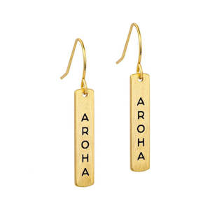 Other Earrings: Te Reo Aroha - Love - Earrings