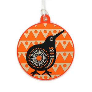 Bag Tags: Bag Tag - Retro Kiwi