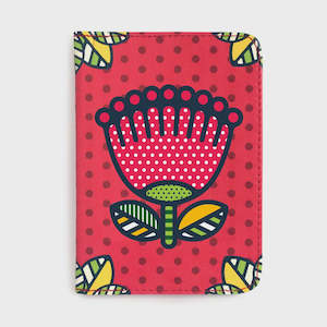 Travel: Passport Holder - Pop Pohutukawa