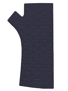 Merino Socks: Merino Fingerless Mitten Ink Crosses