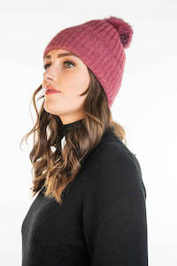 Merino Gloves: Merino Possum Pom Pom Beanie KO2013
