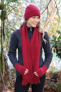 Merino Gloves: Possum Merino Plain Tubular Scarf