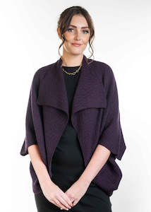 Merino Garment: Merino Possum Textured Shrug TR1025