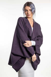 Merino Garment: Merino Possum Moss Stitch Shrug KO756